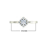 varitsa-jewellers - 0.83ct Round Diamond Gold Engagement Ring - 27GG06